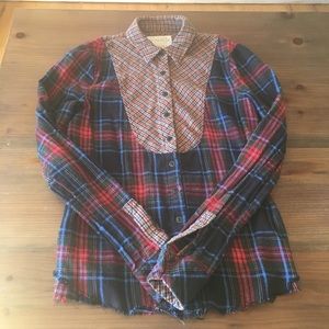 Free People- We The Free fitted flannel